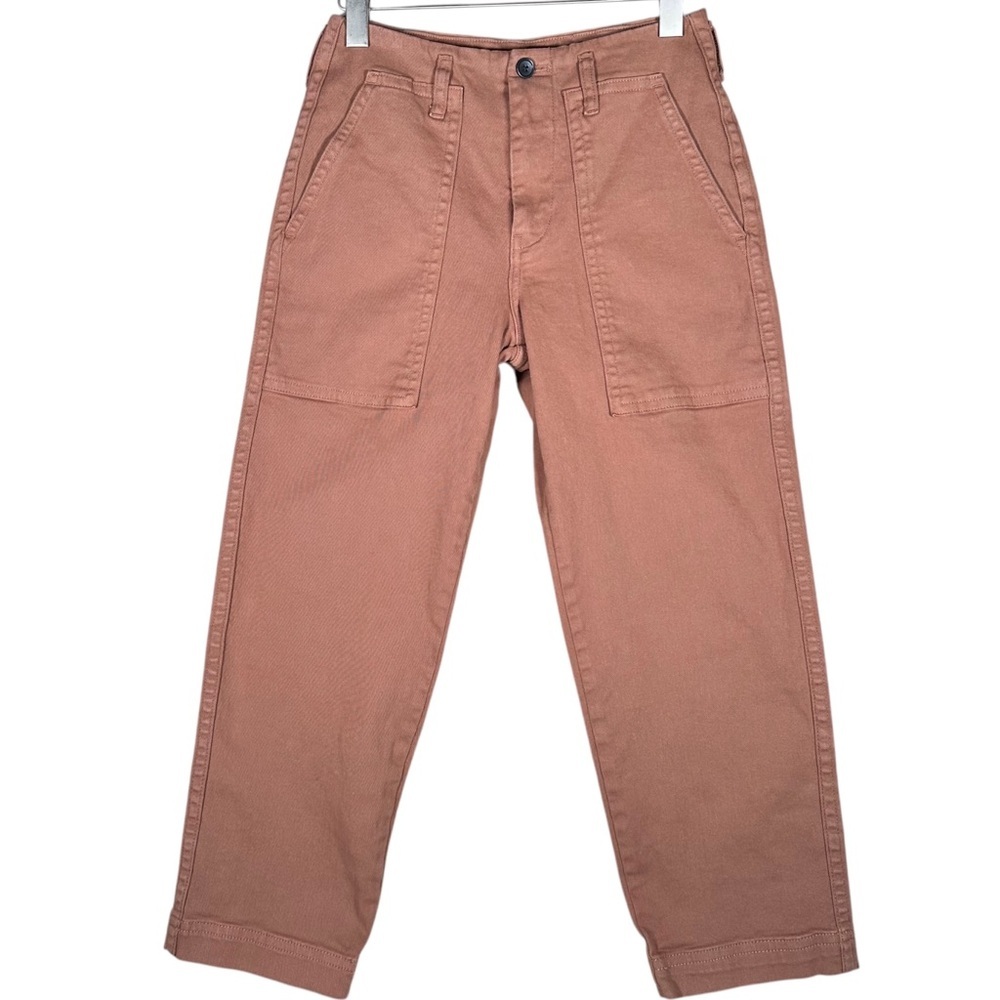 Everlane Brown Straight-Leg Utility Pants - Picture 14 of 15